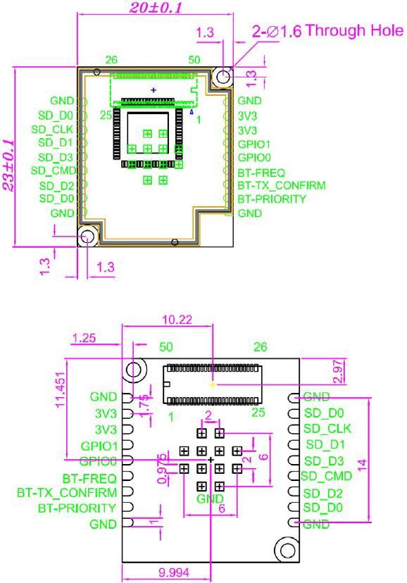 Product Outline Drawing XN-180 Data