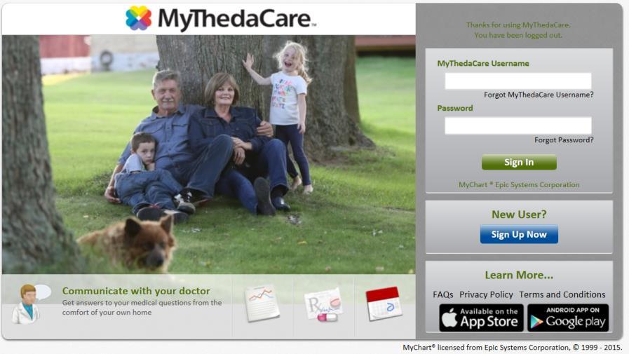 Use MyThedaCare to Schedule Your Appointment. Easy, Convenient 24/7 access! If you already have an active mythedacare 