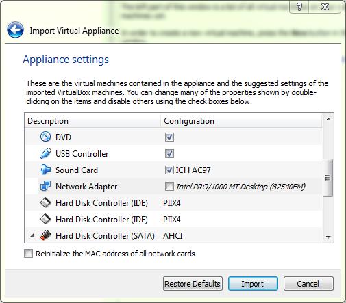 De-select the Network Adapter Note: The name of the VM and