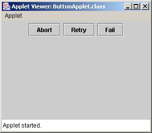 Creating an GUI Create a class that represents the GUI Serves as the container JApplet, JFrame, JWindow public class Buttons extends JFrame { Call constructor method to handle setup Set the size of