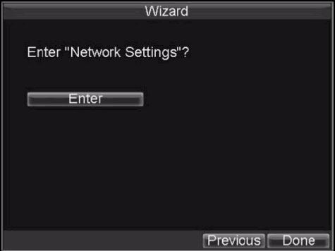 Figure 8. Network Settings 16. To configure network settings, click the Enter button. 17. Enter the IP Address, Subnet Mask and Default Gateway. 18. Click the OK button to return to the Setup Wizard.