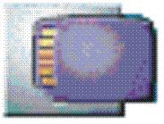The MMC card inserted into Nokia Kaleidoscope I
