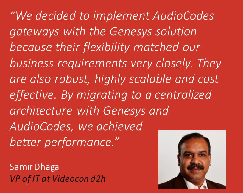 AudioCodes and Genesys More than 7 years of