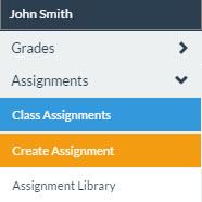 To access this module, click on the Navigation Menu, then select ASSIGNMENTS from the dropdown. You will be taken to the Assignment List page by default.