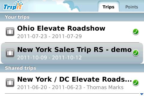 View Your Itinerary; View Flight Details You can easily view all trip details from the itinerary. 1) To access the itinerary, select the trip on the home screen.