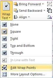 8 Along with the image, the Picture Tools contextual tab appears at the end of the ribbon with options for formatting the image, including cropping, adding a border, and determining how text will