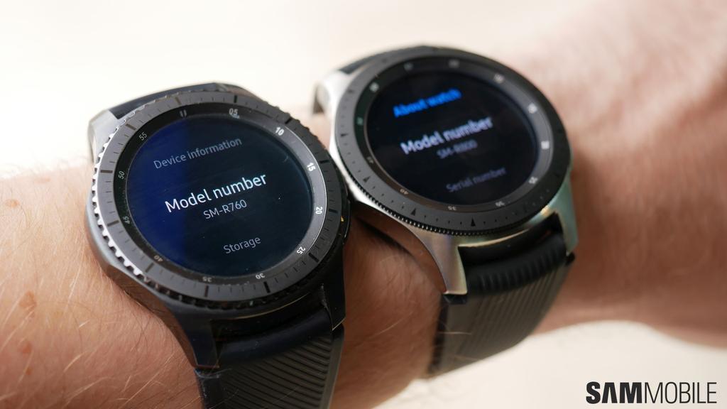 There are quite a few similarities between the Galaxy Watch and the Gear S3 with the design being a major