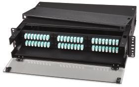 High-Density Rack-Mount Optical Fiber Enclosures Optical fiber enclosures provide cross- and interconnections in IT cabling systems between optical fiber distribution cables, connecting hardware and