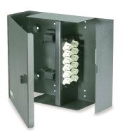 Wall-Mount Optical Fiber Enclosures Wall-mount optical fiber enclosures are ideal in small installations and/or where rack or cabinet mounting is not feasible.