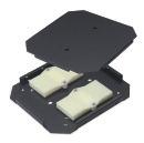 Modular design of Signamax optical fiber adapter plates allows creating flexible connection patterns based on 6-, 8-, 12-, 16-, and 24-fiber ST-, FC-, SC-, LC- and MT-RJ-adapter plates, which can be