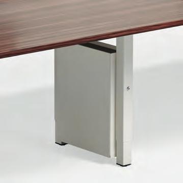 tables lengthwise. Available in silver, black, white.