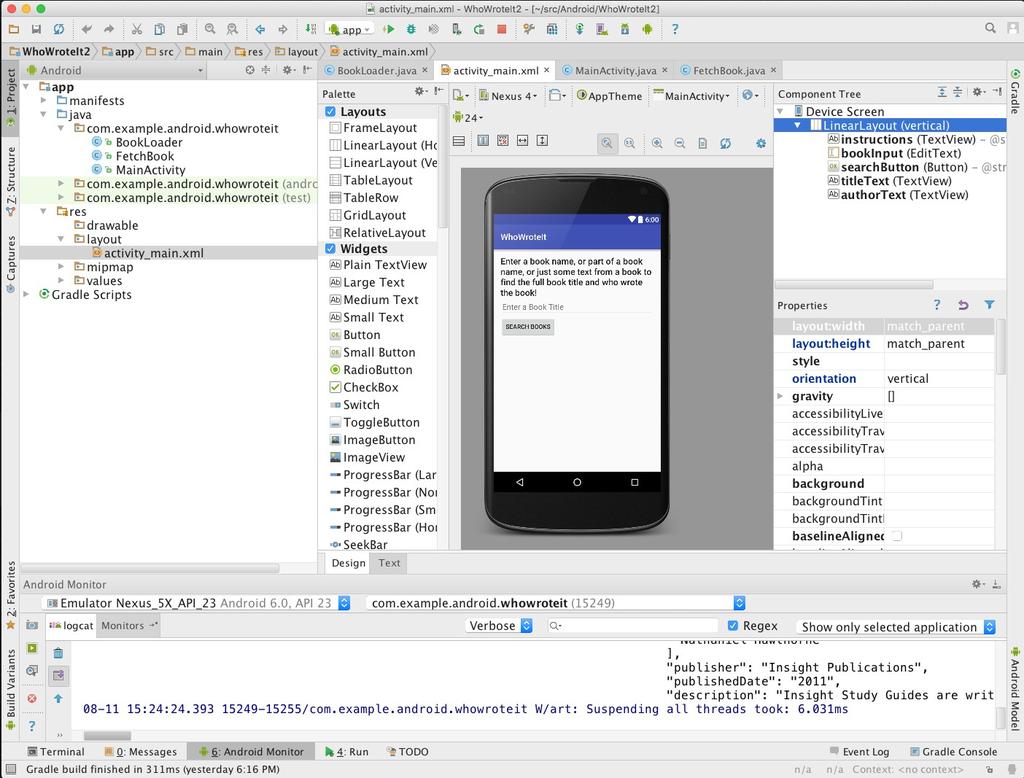 Android Studio l Official Android IDE l Develop, run, debug, test, and package apps l