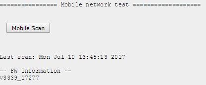 3.1.3. Mobile Scan (UPLINK2 -> Diagnostic) - extended with FW info For better troubleshooting, the firmware version is now registered in the result when doing a Mobile Scan, 3.1.4.