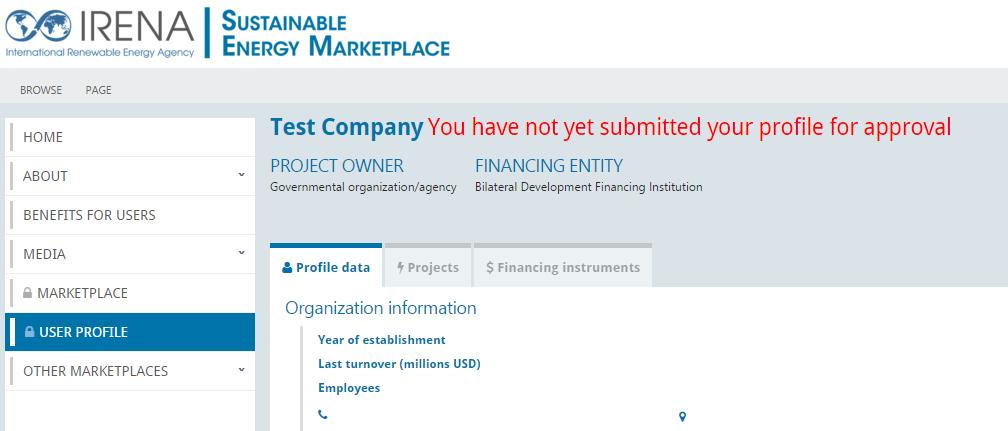 Financing instrument Financing entities are required to enter at least one financial