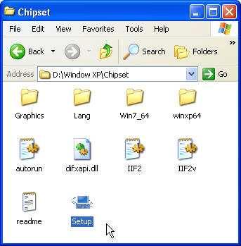 Download drivers from website or insert the CD into your CD ROM