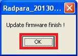 out updates firmware finish