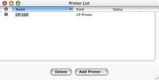 With Mac OS X Continuing from the above procedure, do the following: 1) Turn the printer s power on. ( p.