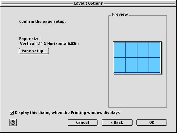 Printing Duplicate Images on an 8-Label Sheet ImageBrowser allows you to print duplicate images. This makes it possible to print multiple copies of the same image on an 8-label sheet.