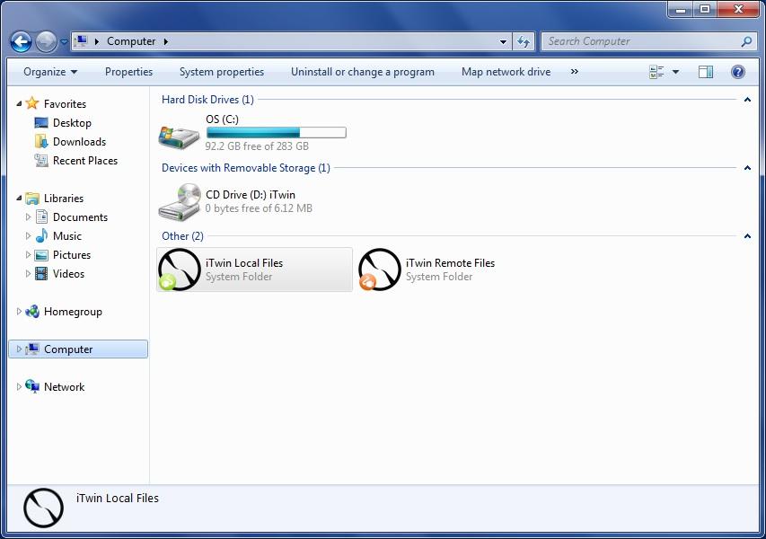 Another way to open Remote Files View or Local Files View is to open the Windows Explorer