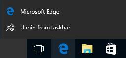 This will attach or pin the application icon to your Windows Taskbar.
