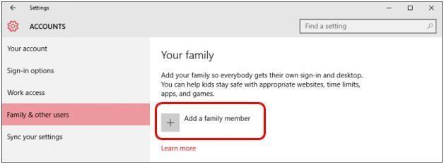 18. WINDOWS 10 PARENTAL CONTROL Windows 10 allows you to set up a child s account for your children.