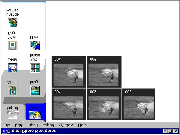 28 EN CREATING A SLIDE SHOW OR AN ANIMATION You can create a slide show or an animation in which a series of still images are displayed, and then save those images as a movie file (extension.avi ).