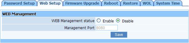 4.12 System management System management includes password setting, firmware update, restart system, restore default and wake up PC 1. Password setting The default username/password is guest/guest.