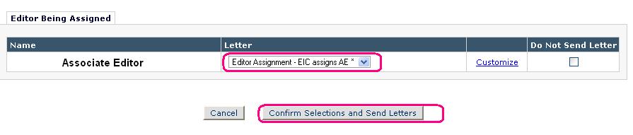 If the journal follows an Assignment Mode, the new assignment will appear in the New Assignments folder, for the subordinate Editor.