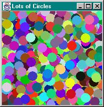 Java by Definition Chapter 6: Swing and Multimedia Page 102 of 122 import javax.swing.*; public class LotsOfCircles extends JPanel { public void paintcomponent(graphics g) { super.