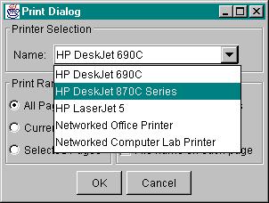 Java by Definition Chapter 6: Swing and Multimedia Page 38 of 122 printers.additem("networked Office Printer"); printers.