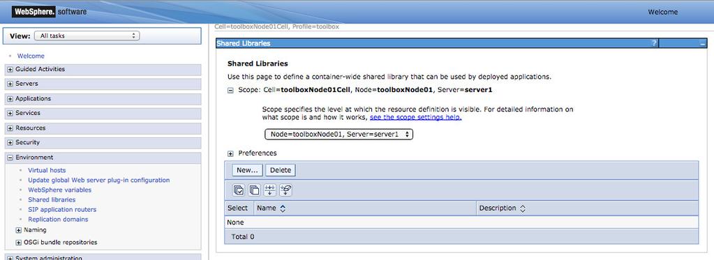 2.1. Adding shared libraries The web service requires additional libraries that have to be added to