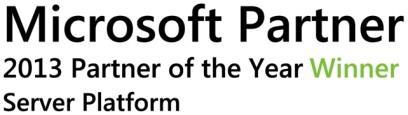 Partnership based on Success 2013 Server Platform Partner of the Year 2012 Private Cloud Partner of the Year Winner Microsoft Partner of the Year Finalists