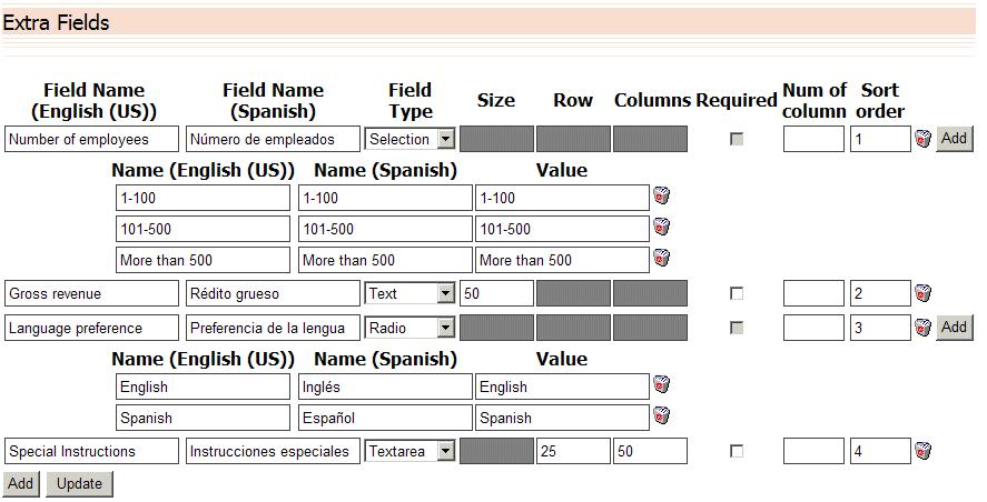 Aside from the default displayed fields in the Front-end Employer Registration Page, you can configure the form with added fields and feedback options through the Employer Extra Fields page.