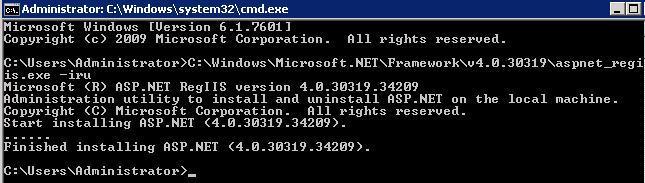 Verify if command executed successfully, it should display the success status as per below screen-shot: 4. Verify the existence of appropriate pools as described in above section.
