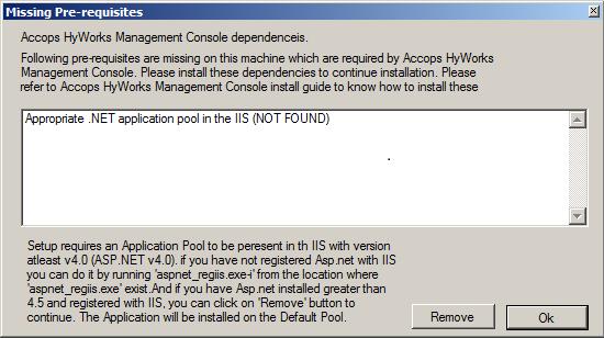 During fresh installation, while selecting component Accops HyWorks Management Console error is displayed RESOLUTION 1. Start -> Command Prompt 2.
