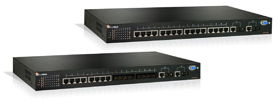 Hardened Managed 16-port 10/100BASE PoE with 2-port Gigabit combo Ethernet Switch Overview EtherWAN's provides a hardened 18-port switching platform supporting IEEE802.