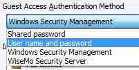 4.2.5 Security This section controls the security settings for the Host, and consists of 4 items, each are described below.