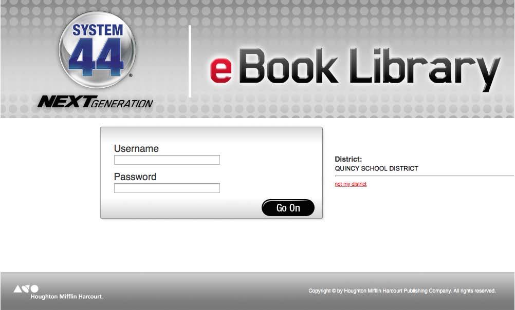 Click the ebook Library icon to launch the ebook Library.