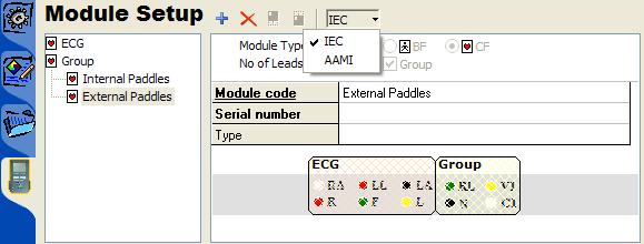 Ansur ESA612 Users Manual To create a module group, click on the checkbox named Group just to the right of the number of leads.