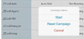You can choose between different views: Campaign States (returns to the default display showing all Campaign