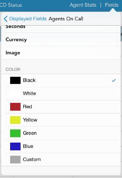 Changing the Column Order in the Grid View To change the order of the columns in your display, tap and hold the column name until a blue