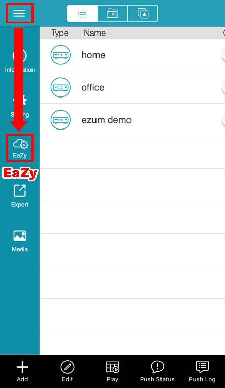 APPENDIX 7 EAZY NETWORKING Step3: Open EagleEyes on your mobile device,