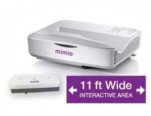 NEW MimioProjector Projector 3200LT Laser Ultra-Wide Projector Large-scale touch-enabled collaboration, with the worry-free reliability of lasers Imagine being able to have an interactive area in the