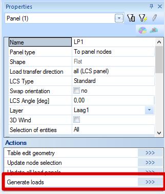 This can be done by selecting the load panels and using the