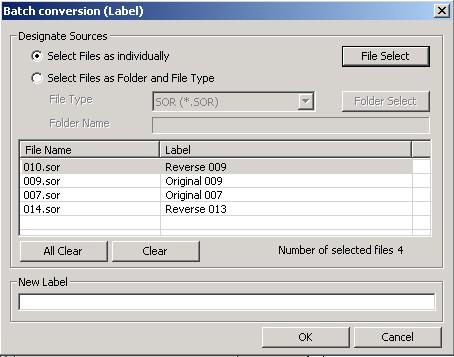 Selecting Files and Converting Their Labels Individually 3.