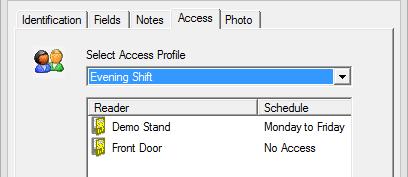 Choose an access profile from the drop-down menu. 22. Click OK. 23.