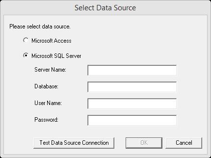 SQL CONNECTION SETUP Before setting a connection to an SQL server, you must set up your SQL server and create a database with a name of your choice.