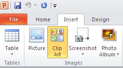 USING THE CLIPART TASK PANE Clip art images can add interest to a PowerPoint presentation.