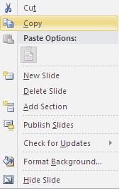 Using Different Views PowerPoint 2010 DELETING SLIDES IN SLIDE SORTER VIEW In Slide Sorter view, you can easily see the order of the slides in a presentation.