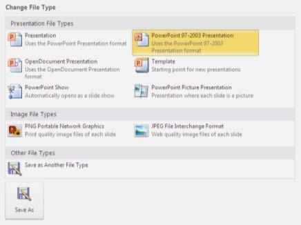 Basic Presentation Skills 6. Navigate to the location where you want to store the file (if necessary). This will vary depending on which version of Windows you are using.